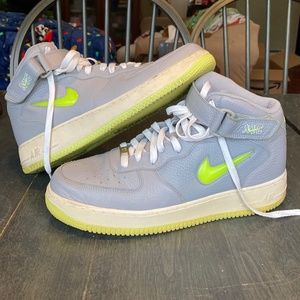 Nike Air Force 1 Mid 07 Jewel NYC Wolf Grey Volt